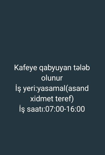 Tibb, əczaçılıq: Qabyuyan tələb olunur, Gündəlik ödəniş, İstənilən yaş