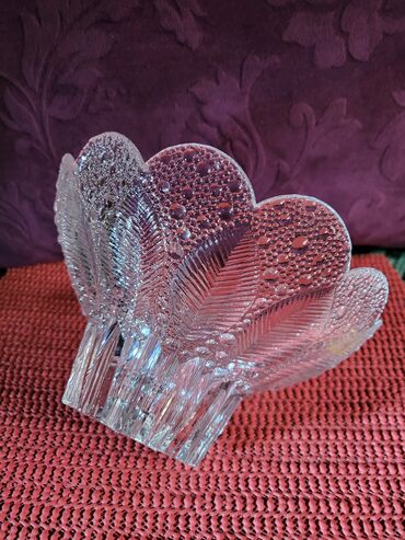 Ostalo posuđe: Bombonijera nova kristal,led kristal Nemacka iz 80ih. Bombonijera — 13
