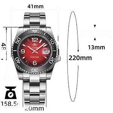 Ručni satovi: ADDIESDIVE AD2513 - 41mm - Crvena ADDIESDIVE AD2513 - 41mm - Crvena — 17