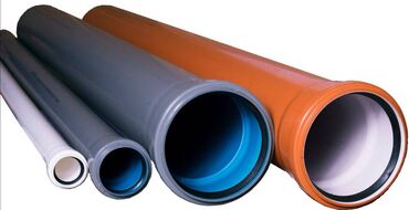 Digər tikinti materialları: PVC borular, polivinilxlorid D= 16-500 mm, divarlar= 1-19,1 mm, L=