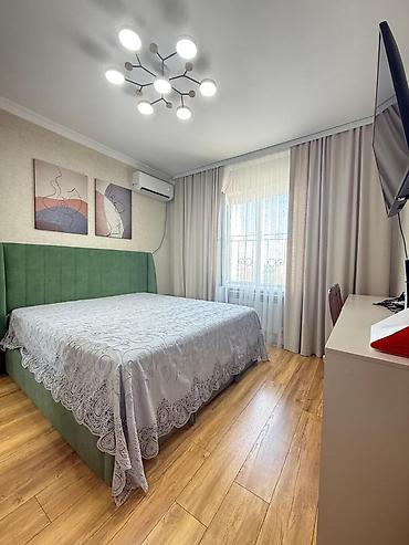 микрорайон: 3 комнаты, 70 м², Учкун мкр 105 серия, 9 этаж, Евроремонт — 3