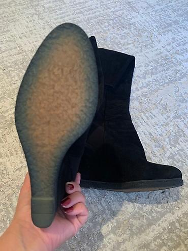 Сапоги: Сапоги, 37.5, Stuart Weitzman, Новый, цвет - Черный, Самовывоз, Платная доставка — 8