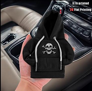 Транспорт: Avtomobil üçün mini hoodie dekor – kapüşonlu salon aksesuarı — 2