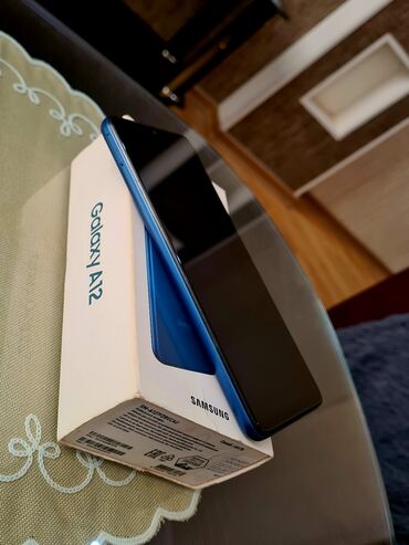 Samsung: Samsung Galaxy A12, 32 GB, rəng - Göy, Zəmanət, Sensor, Barmaq izi — 4