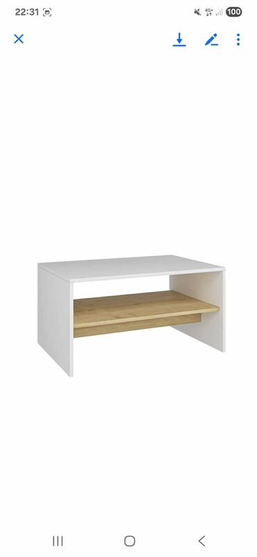 Stolovi: Apollon - White, Sapphire Oak White Sapphire Oak Coffee Table 100% — 13