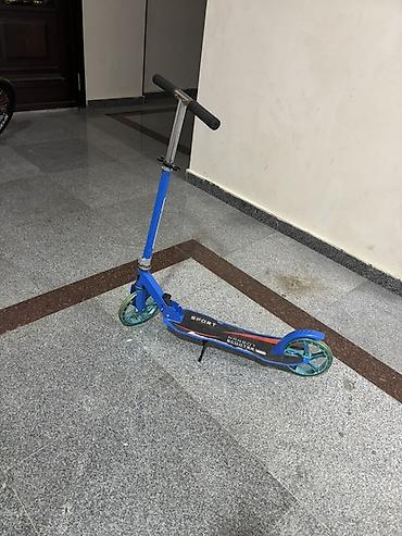 Спорт и отдых: Uşaq skateri – NANBOT SCOOTER “SPORT” modeli - Rəng: mavi gövdə — 3