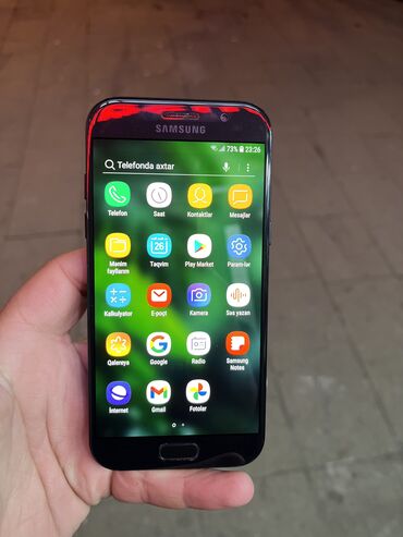 samsung a5 2018 qiymeti azerbaycanda: Samsung Galaxy A5 2017, 32 GB, rəng - Qara, Sensor, Barmaq izi, İki sim kartlı