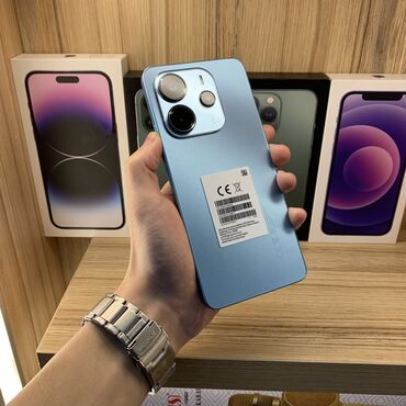 Redmi: Redmi, Redmi Note 14, Новый, 128 ГБ, цвет - Голубой, В рассрочку, 1 SIM, 2 SIM — 8