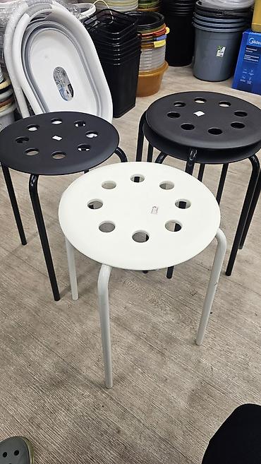 Табуреткалар: Табуреты круглые с перфорацией IKEA - Компактные табуреты на 4 — 2