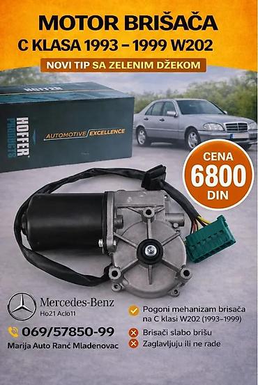 MERCEDES C KLASA MOTOR BRISACA W202 SA ZELENIM DZEKOM | Motor at lalafo.rs MERCEDES C KLASA MOTOR BRISACA W202 SA ZELENIM DZEKOM | Motor