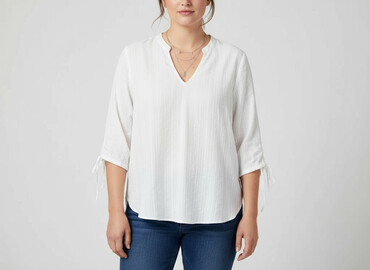 koszula w paski new yorker: H&M L.O.G.G., Жіноча блуза, розмір XL