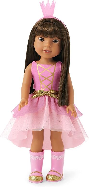 Детский мир: Кукла American Girl WellieWishers Ashlyn Doll, pink 
Привезена с USA