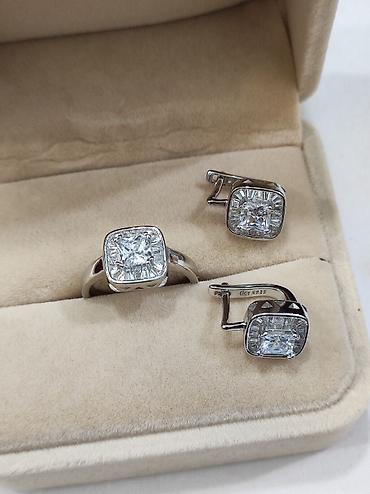 Серебряные наборы украшений: Набор украшений, Проба 925, Женские, Новый — 9