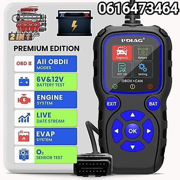 xtool d5s cena: Novo - UDIAG CR720 OBD2 EOBD+CAN sa testerom napona baterije Funkcije — 1