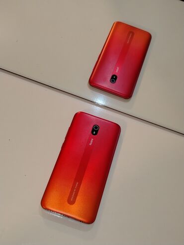 28 may telefon aksesuarları: Xiaomi Redmi 8A, 2 GB, rəng - Qırmızı, 
 Sensor, Barmaq izi, Face ID