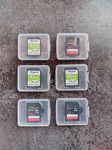Карты памяти SD card 32 Gb 💵Цена 950 сом/шт 🚗Есть доставка по