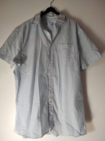 tech fleece s: Shirt Short sleeves, L (EU 52), color - Light blue
