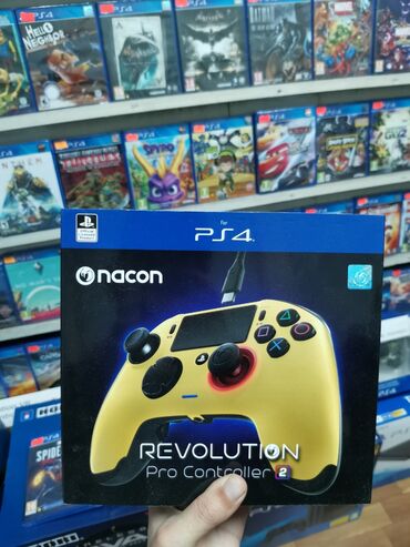 Video oyunlar üçün aksesuarlar: Ps4 nacon revolution 2 yellow. 📀Playstation 4 və playstation 5