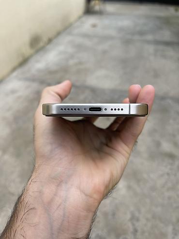 iphone 15 pro irşad qiyməti: IPhone 15 Pro Max, 256 GB, Natural Titanium, Face ID — 4