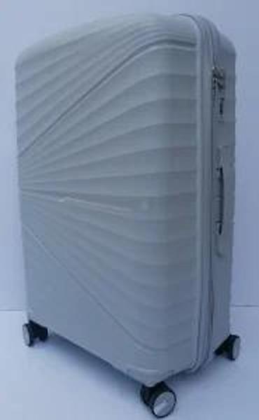 Putni koferi i torbe: Tvrdi kofer na točkićima – sivi - Materijal: lagana i izdržljiva — 13