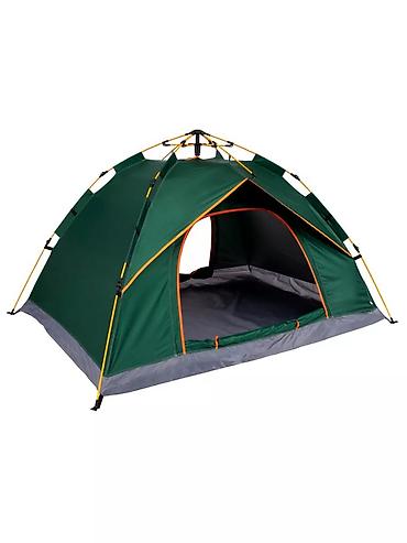 Палатки: 🔥 Тёплый пол в подарок! 🏕 Туристическая палатка до 4 человек — — 3