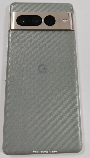 Google: Google Pixel 7 Pro, Б/у, 512 ГБ, цвет - Зеленый, eSIM — 1