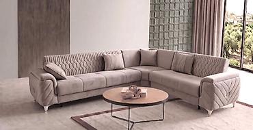 Zərif dizaynlı künc divan dəsti fabrik istehsalı 1yerli 670₼ 2 yerli