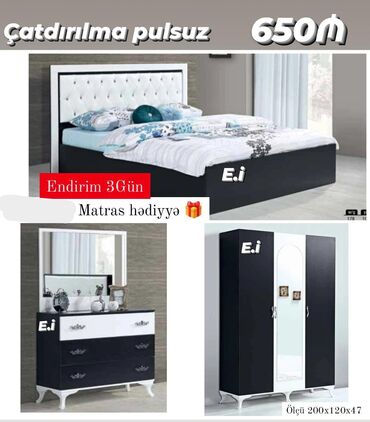 ikinci el velosipedler: *Yataq dəsti 650Azn💥 Matras hədiyyə* ✔️Rəng seçimi var *Şəhər daxili