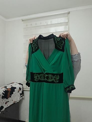 кыргызский секс: Вечернее платье, Длинная модель, С рукавами, XL — 3