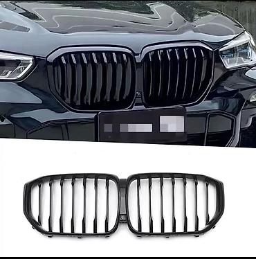 Аксессуары и тюнинг: Решётка радиатора для BMW (двойная «ноздри») в стиле Gloss Black. - — 1