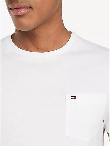 Kişi geyimləri: Futbolka, Tommy Hilfiger, M, rəng - Ağ — 1