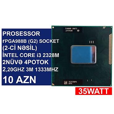 Prosessorlar: Notebook üçün Prosessorlar 📍Ünvan: Bakı şəh, Suraxanı ray, Hövsan qəs — 11