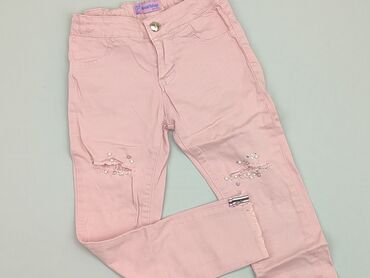 krótkie dżinsowe spodenki: Spodnie jeansowe, 8 lat, 128, stan - Dobry