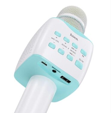 Вокальные микрофоны: Беспроводной караоке-микрофон Hoco BK5 Big Horn - Формат: микрофон с — 6