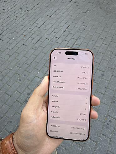 211 telecom: IPhone 17 Pro, 256 GB, Narıncı, Zəmanət, Sənədlərlə, Face ID — 8