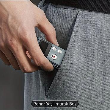 Diktofonlar: Coxfunksiyali rəqəmsal Led ekranli səs yazıcısı.8Gb yaddaşa — 1