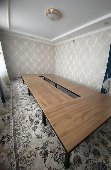 стол дастархан: Национальный кыргызский стол, Новый, Складная, ЛДСП, цвет - Черный — 1
