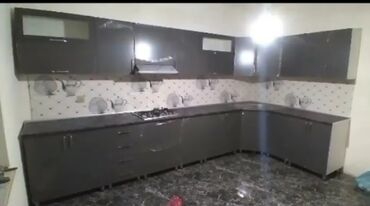 Sifarişlə mətbəx mebeli: Sifarişlə mətbəx dəsti, Özü çəkən petlələr, Mat laminat, Kredit yoxdur, Pulsuz çatdırılma — 3