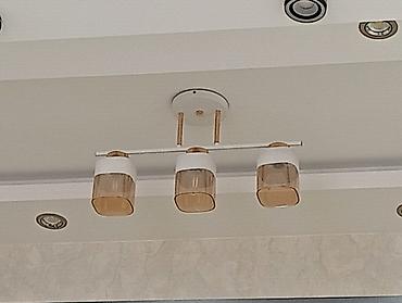 İşıqlandırma: Çılçıraq, 3 lampa, Metal — 6