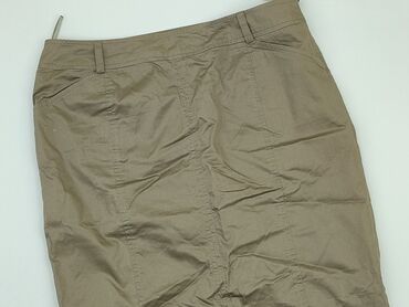 plisowane spódnice beżowa: Spódnica, M, stan - Dobry