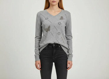 Swetry: Sweter damski, rozmiar S