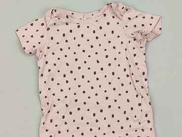 bluzki z różą: Koszulka, H&M, 3-6 m, stan - Dobry