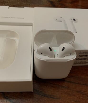 Dinamiklər və kolonkalar: İşlənmiş Simsiz (Bluetooth) Qulaqcıqlar, Apple, rəng - Ağ