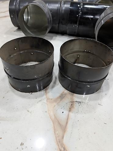kondisioner ucun mis boru: Havalandırma borusu, Qofrasız, Dəmir, 150 mm, Yeni — 5