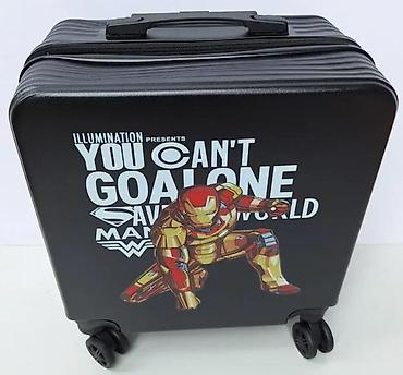 Putni koferi i torbe: Set kofera sa motivom superheroja – 2 dela - Dizajn: crni kofer i — 8