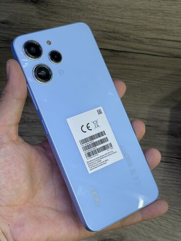 Redmi: Redmi, Redmi 12, Б/у, 128 ГБ, цвет - Голубой, 2 SIM