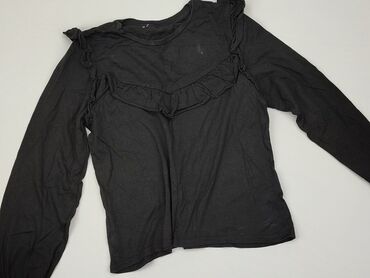 czarna luźna bluzka: Bluzka, 8 lat, 122-128 cm, stan - Dobry