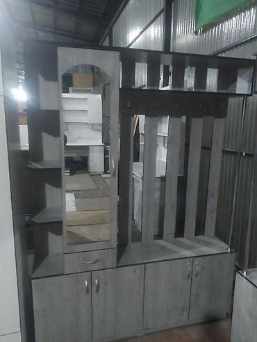 silver kitchen: Гарнитур для прихожей, Новый, Шкаф, ДСП, Бесплатная доставка, цвет - Серый — 5