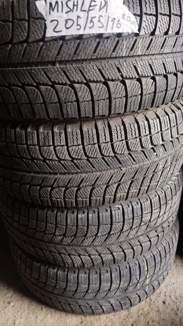 Шины: Шины 205 / 55 / R 16, Зима, Б/у, Комплект, Легковые, Michelin