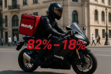 Taksi, logistika, çatdırılma: Moto-kuryer tələb olunur, Ayda 2 dəfə ödəniş, Təcrübəsiz